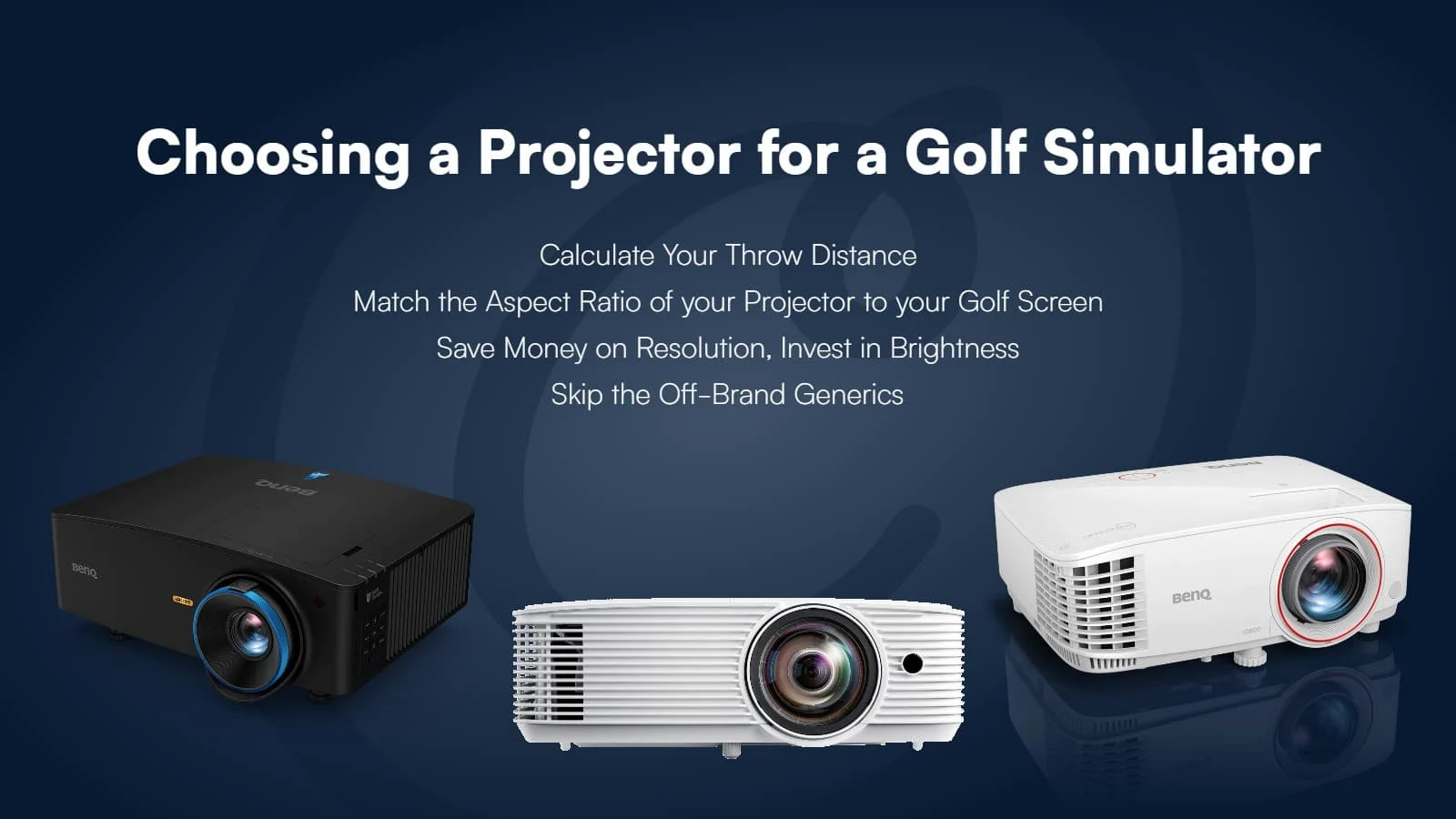 How to Choose a Projector for Your Golf Simulator