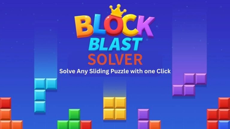 how to solve block blast online
