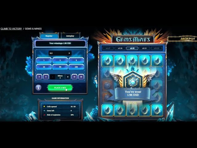 Gems & Mines Game Overview