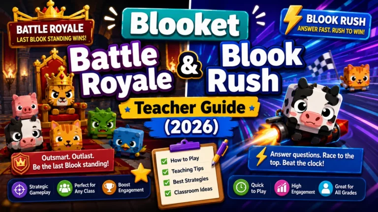 Blooket Battle Royale & Blook Rush