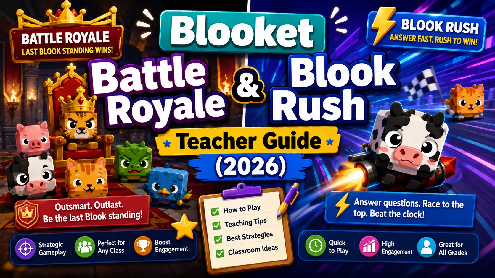 Blooket Battle Royale & Blook Rush