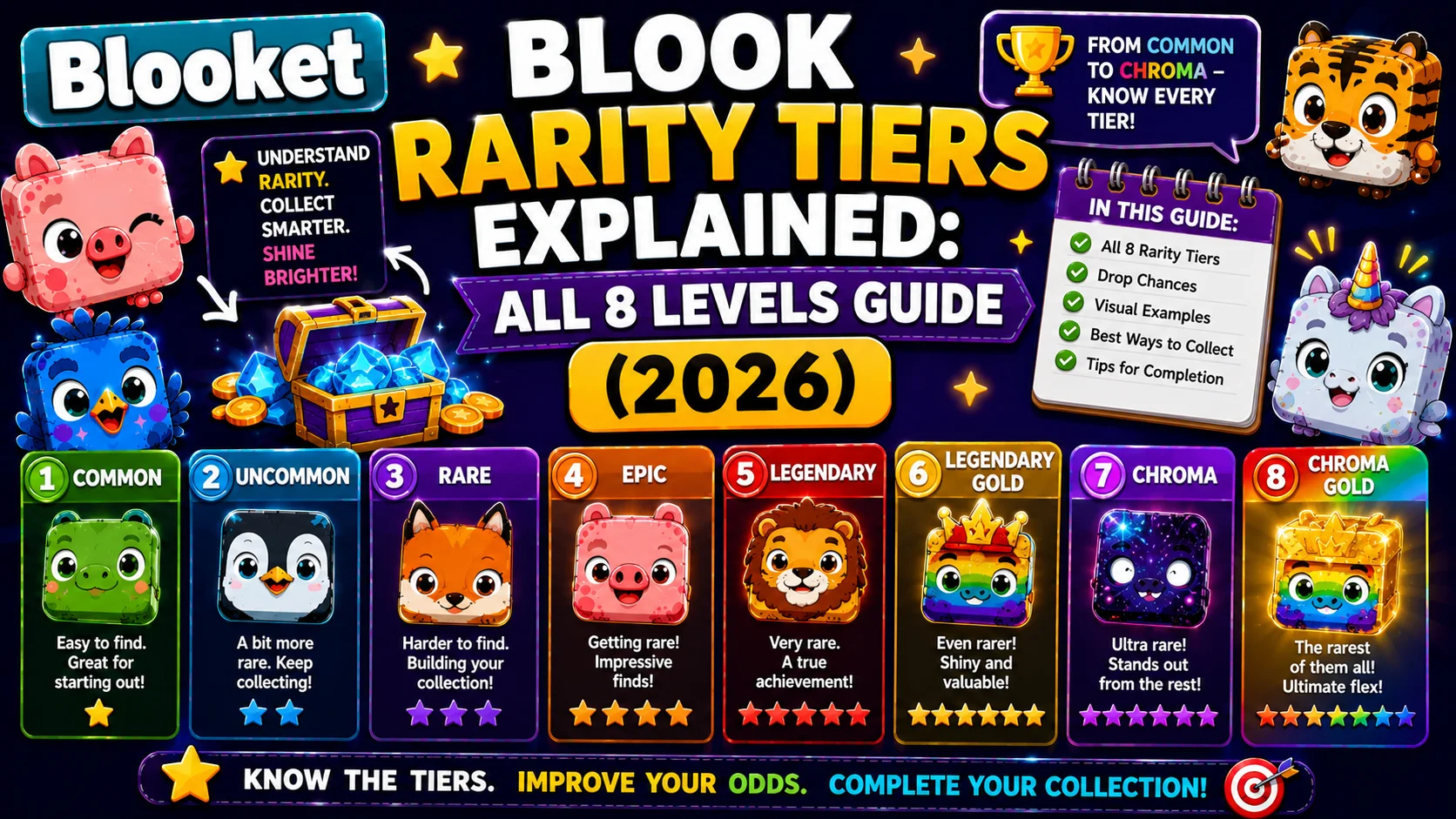 Blooket Blook Rarity Tiers Explained