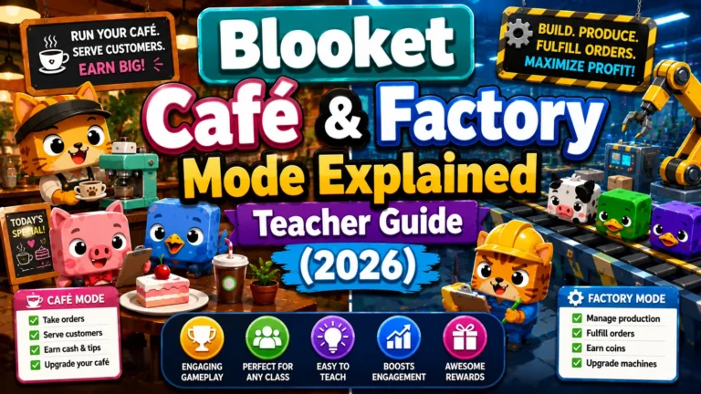 Blooket Café Mode and Factory Mode