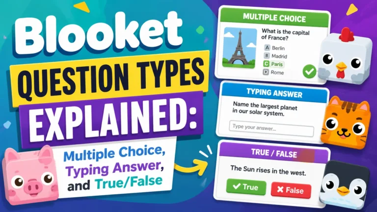 Blooket Question Types Explained