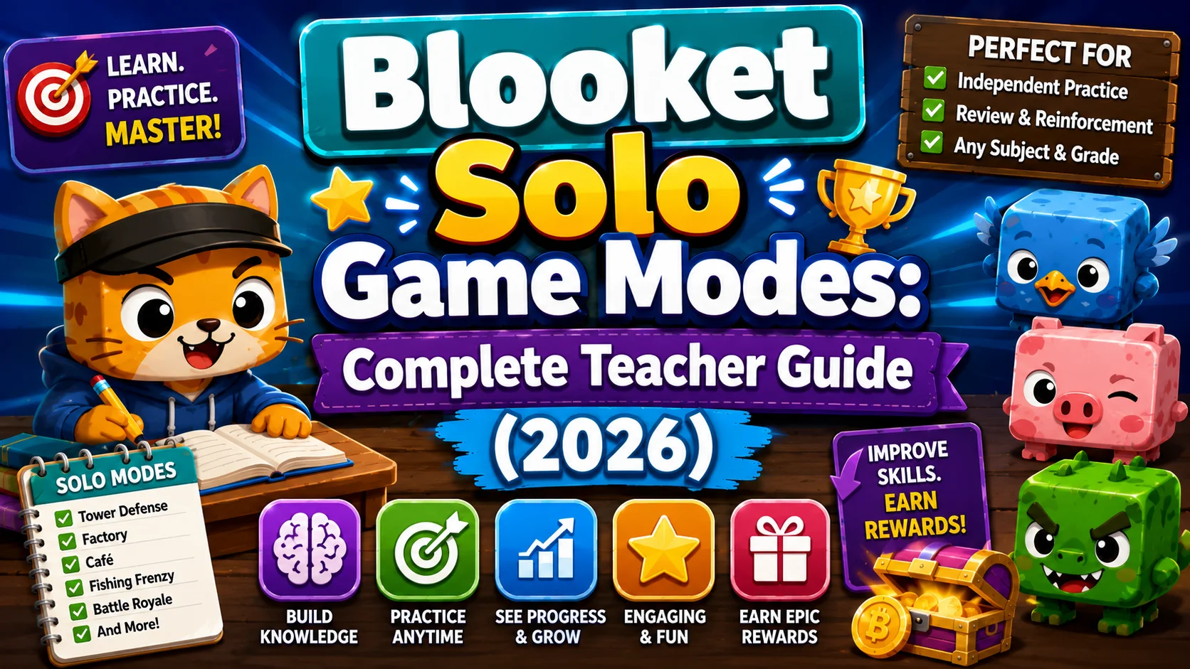 Blooket Solo Game Modes Explained