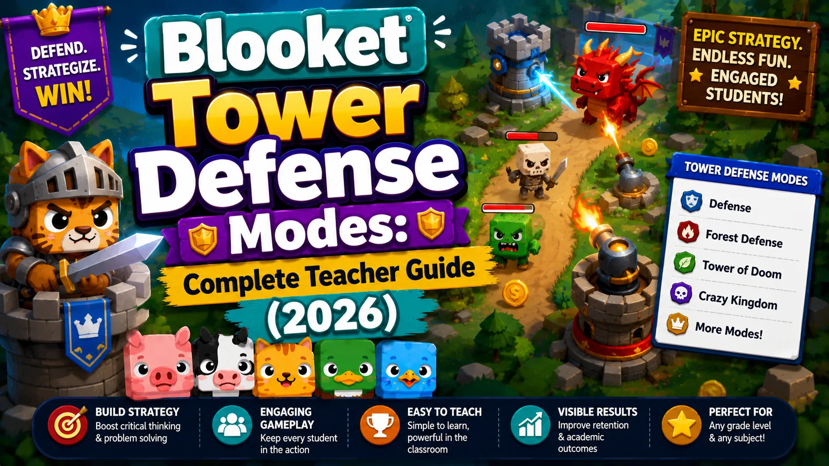 Blooket Tower Defense Modes Guide