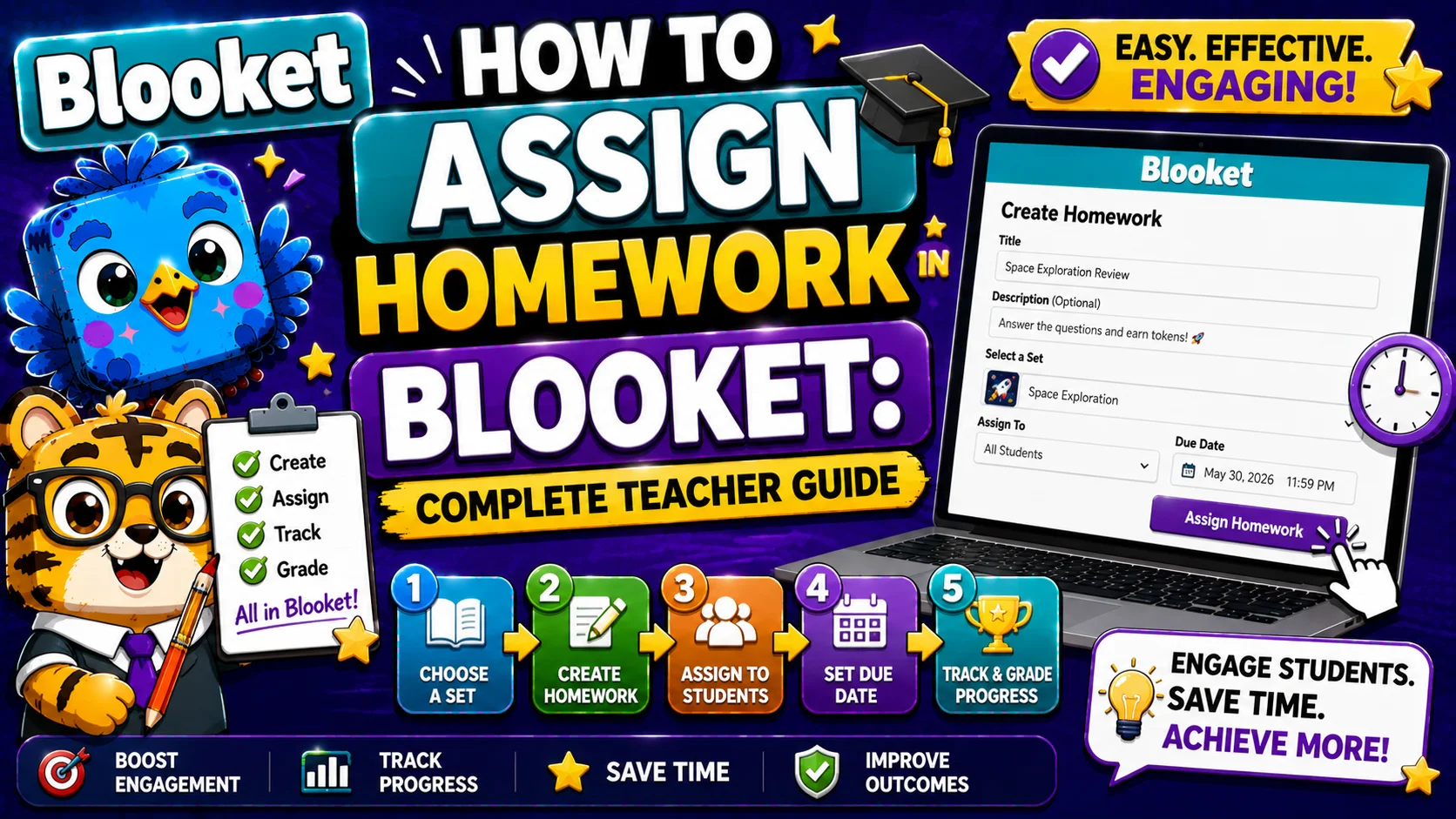 How to Assign Homework in Blooket