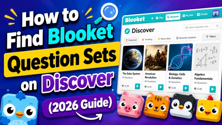 How to Find Blooket Question Sets on the Discover Page