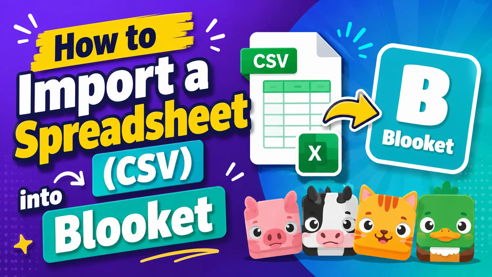 How to Import a Spreadsheet into Blooket