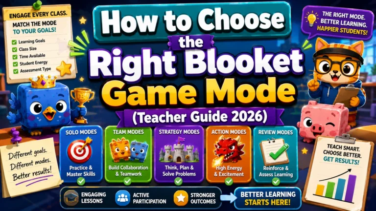 How to Pick the Right Blooket Game Mode