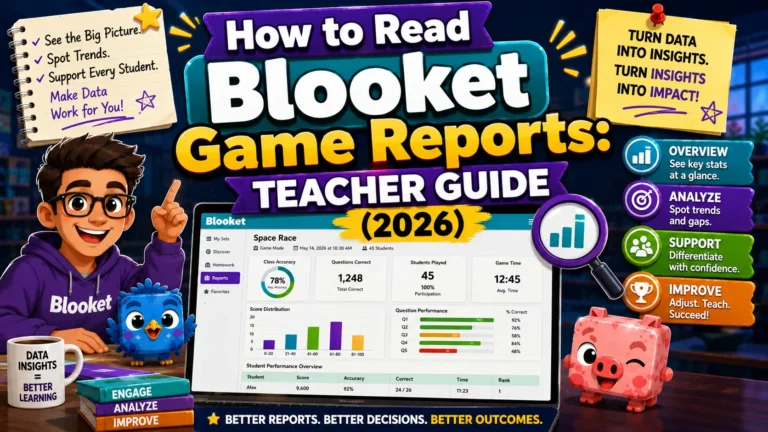 How to Read Blooket Game Reports