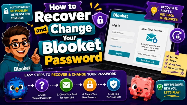 How to Recover and Change Your Blooket Password