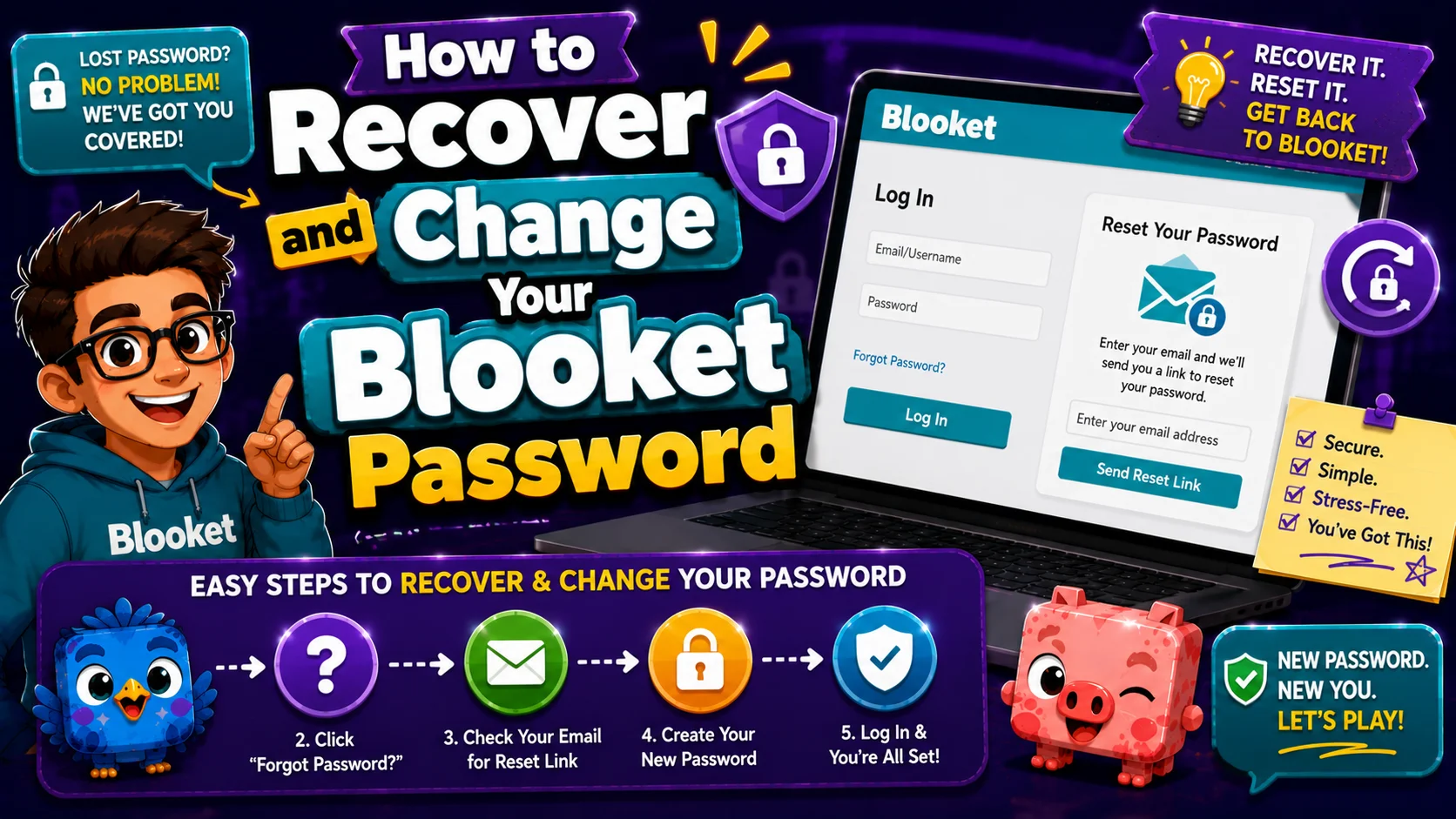 How to Recover and Change Your Blooket Password