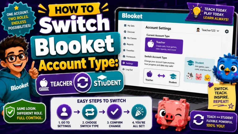 How to Switch Blooket Account