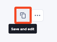 Save and Edit