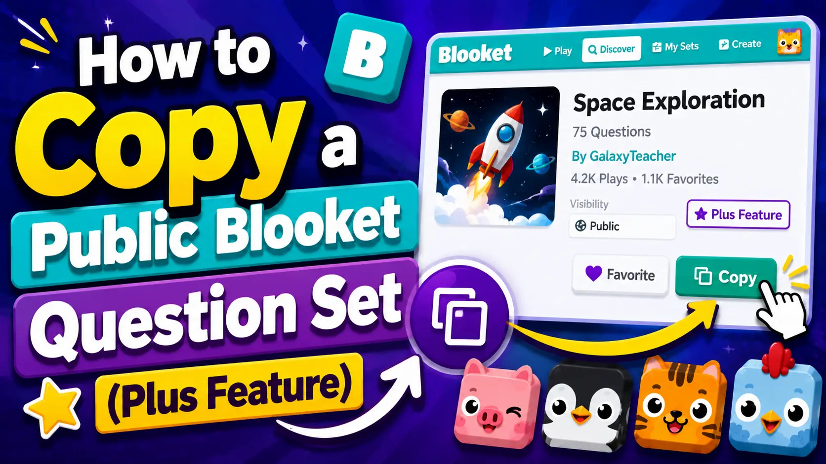 how to copy a blooket question set