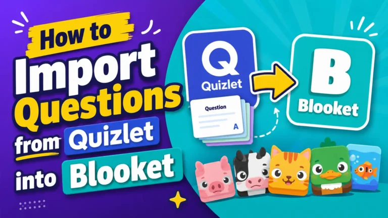 how to import quizlet into blooket
