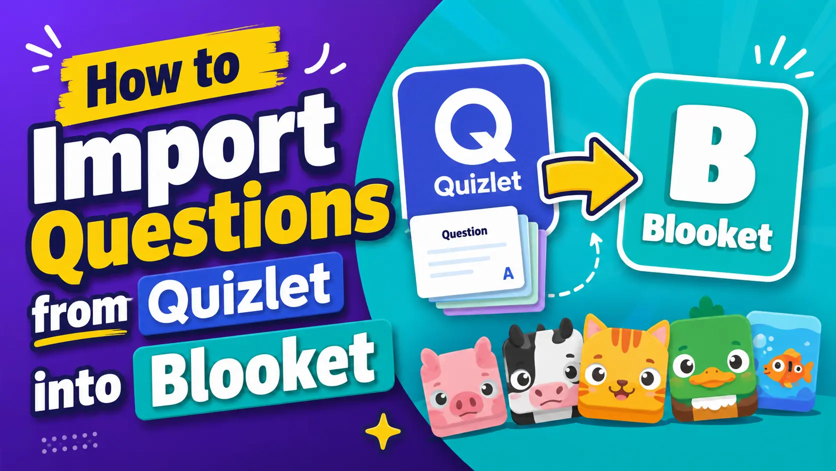 how to import quizlet into blooket