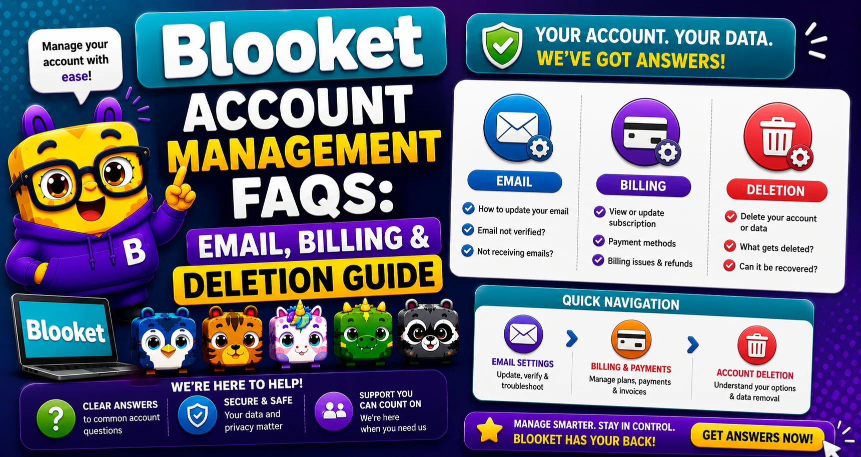 Blooket Account Management