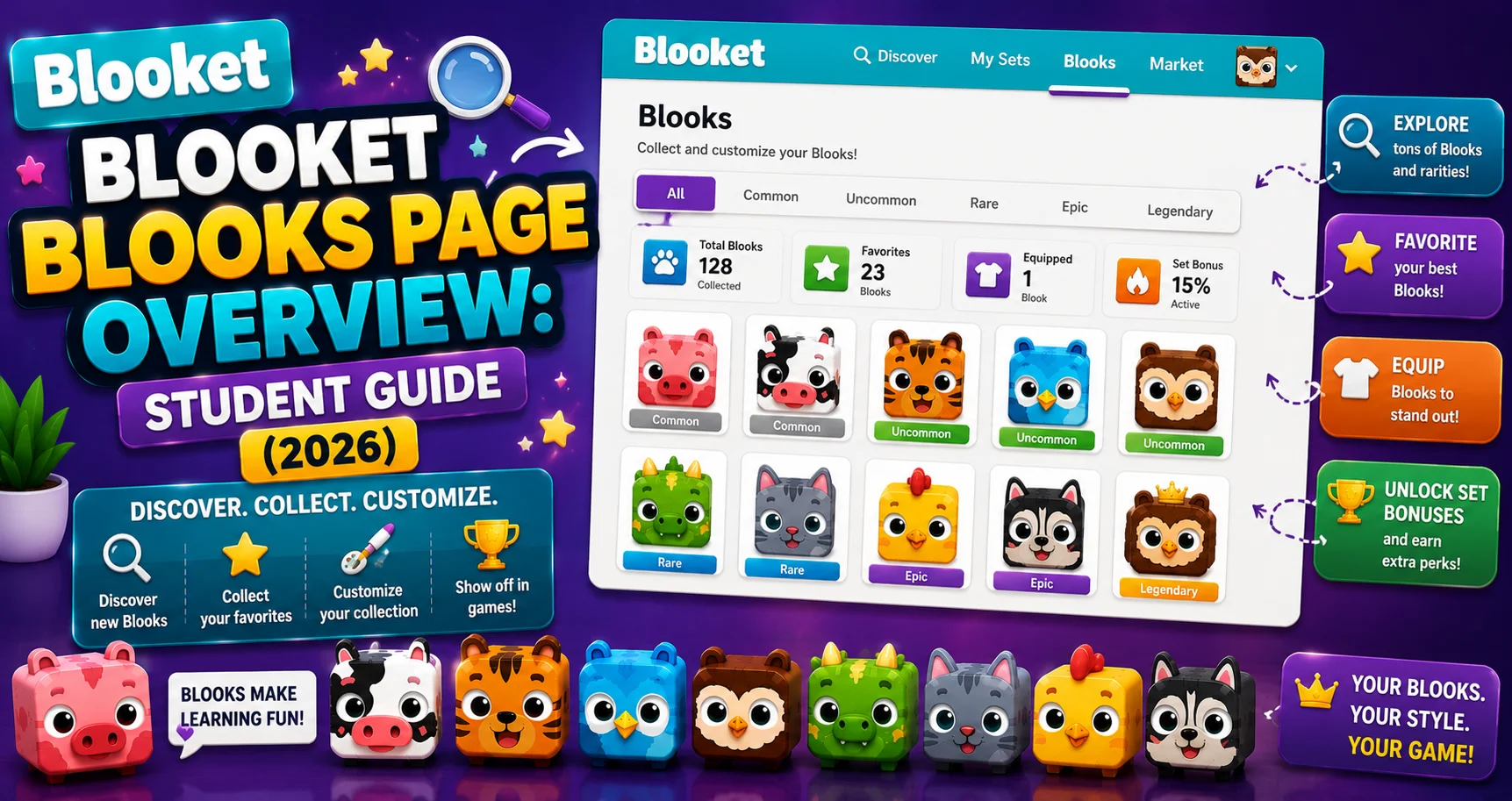 Blooket Blooks Page Overview For Students