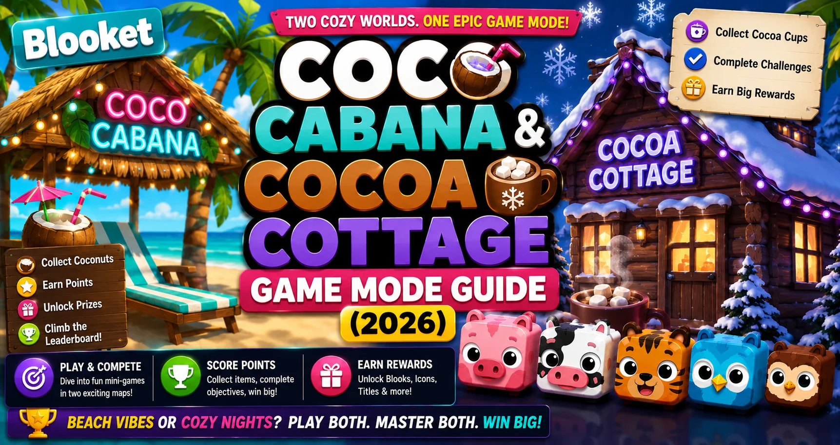 Blooket Coco Cabana & Cocoa Cottage