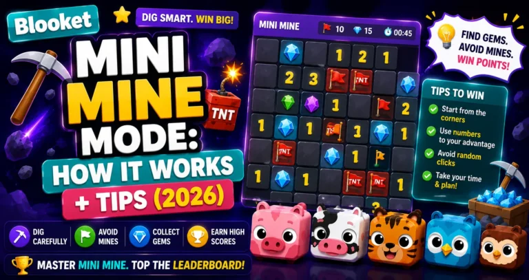 Blooket Mini Mine Game Mode for Students
