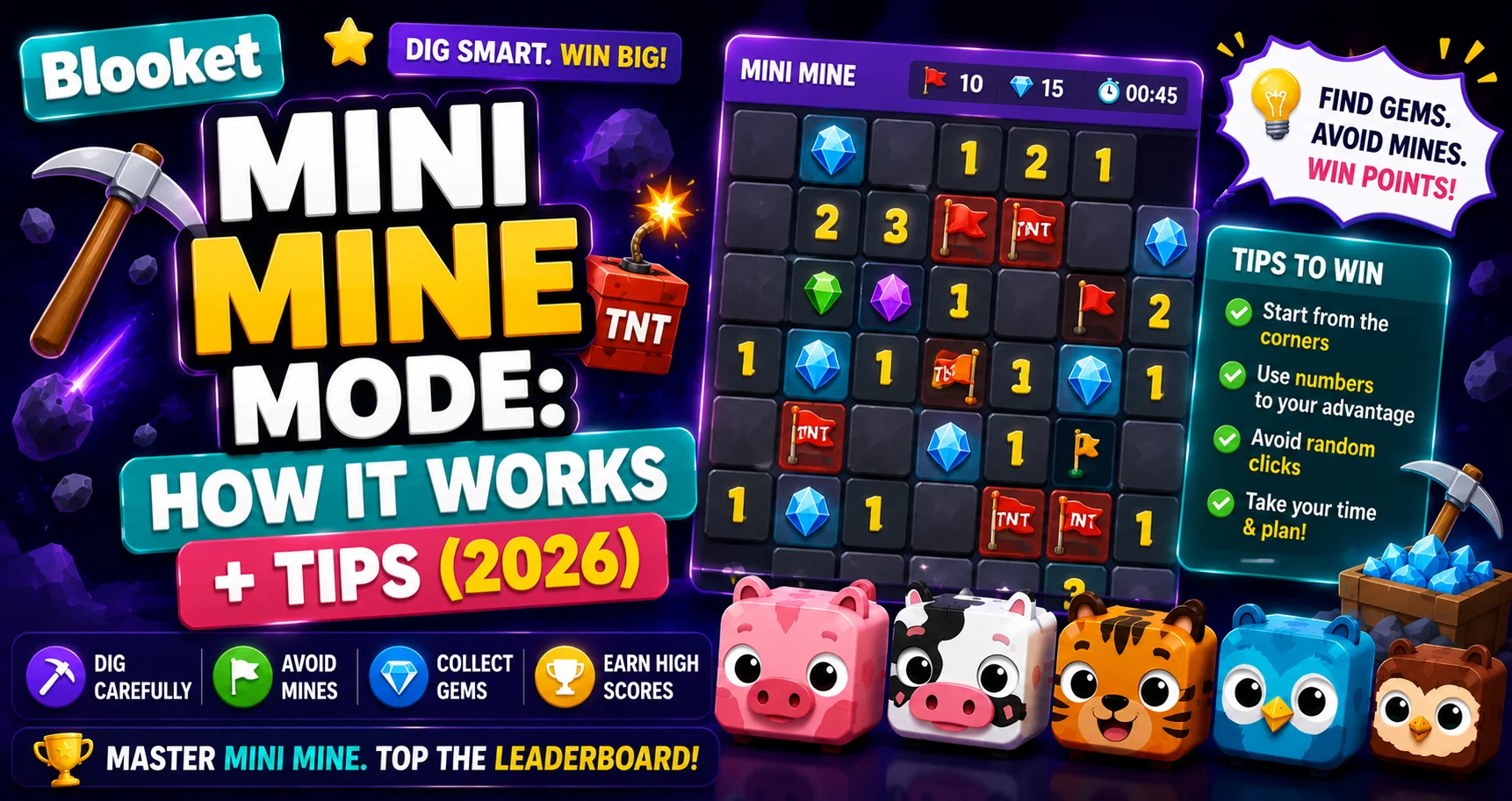 Blooket Mini Mine Game Mode for Students