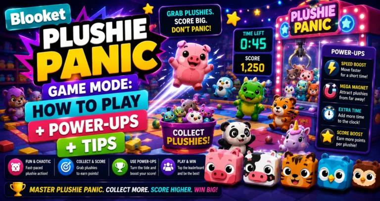 Blooket Plushie Panic Game Mode For Students