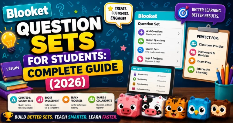 Blooket Question Sets for Students