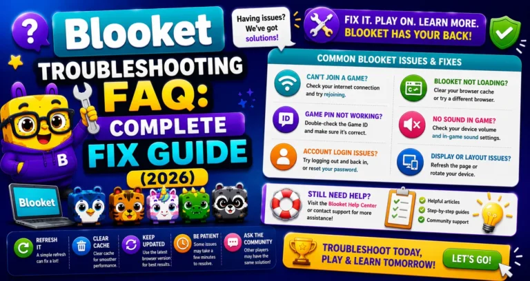 Blooket Troubleshooting FAQs