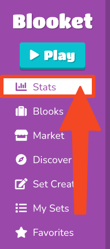 Blooks Stats page