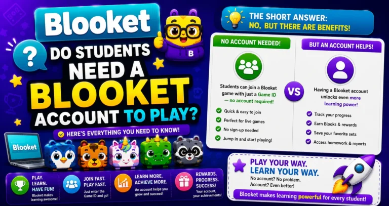Do Students Need a Blooket Account to Play