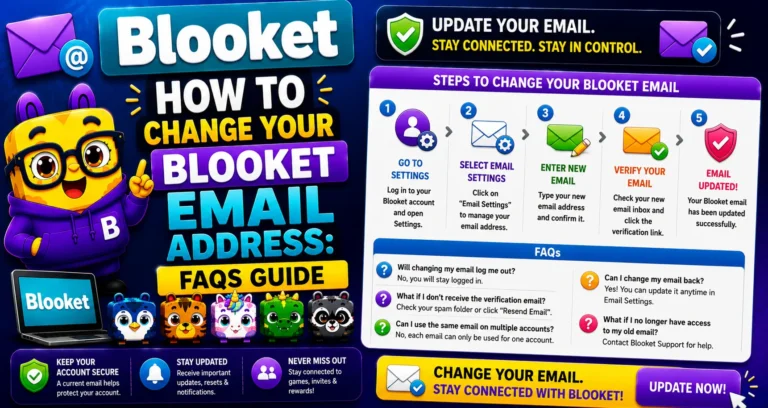 How to Change Blooket Email Address