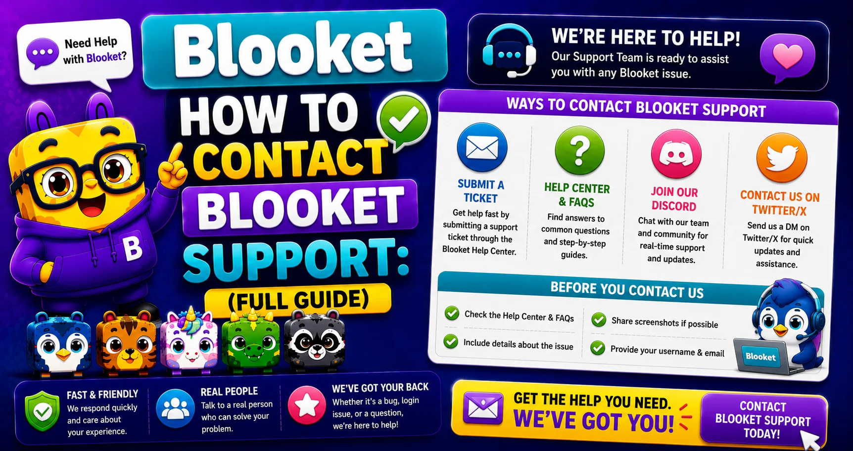How to Contact Blooket Support