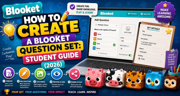 How to Create a Blooket Question Set for Students
