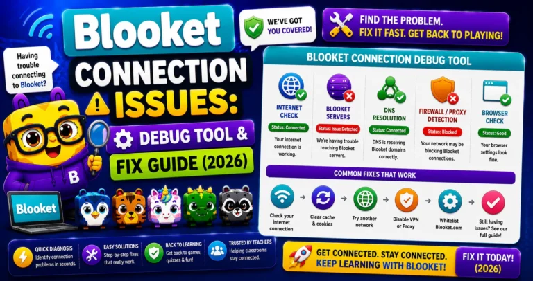 How to Debug Blooket Connection Issues