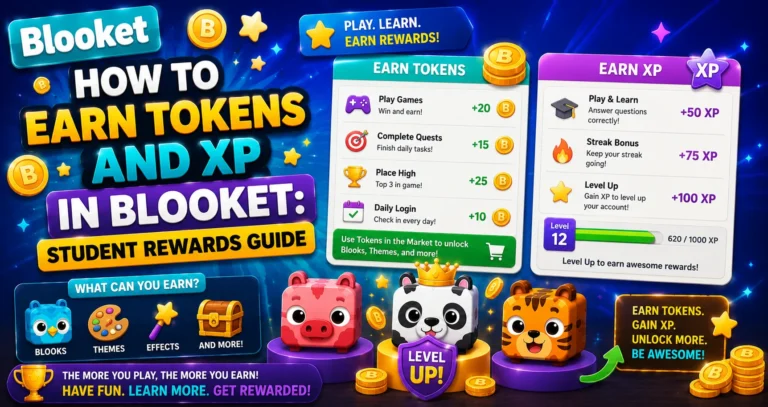 How to Earn Blooket Tokens and XP