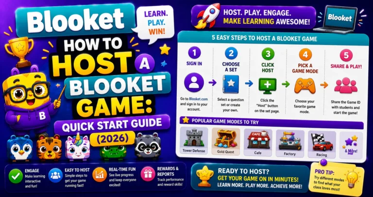 How do i Host a Blooket Game