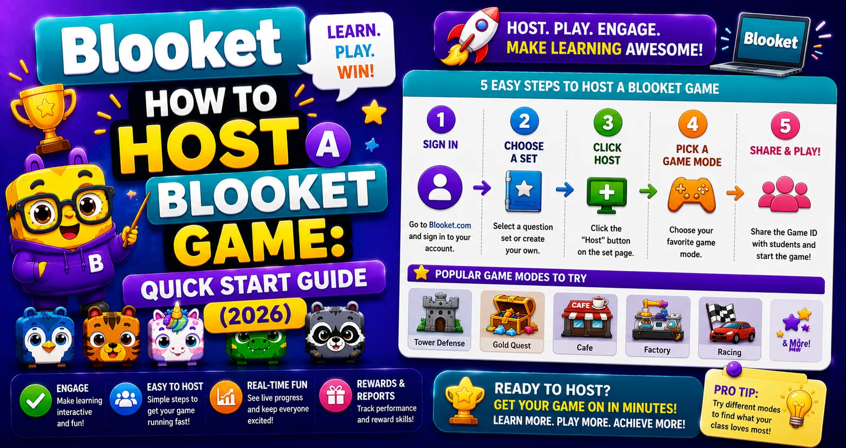 How do i Host a Blooket Game
