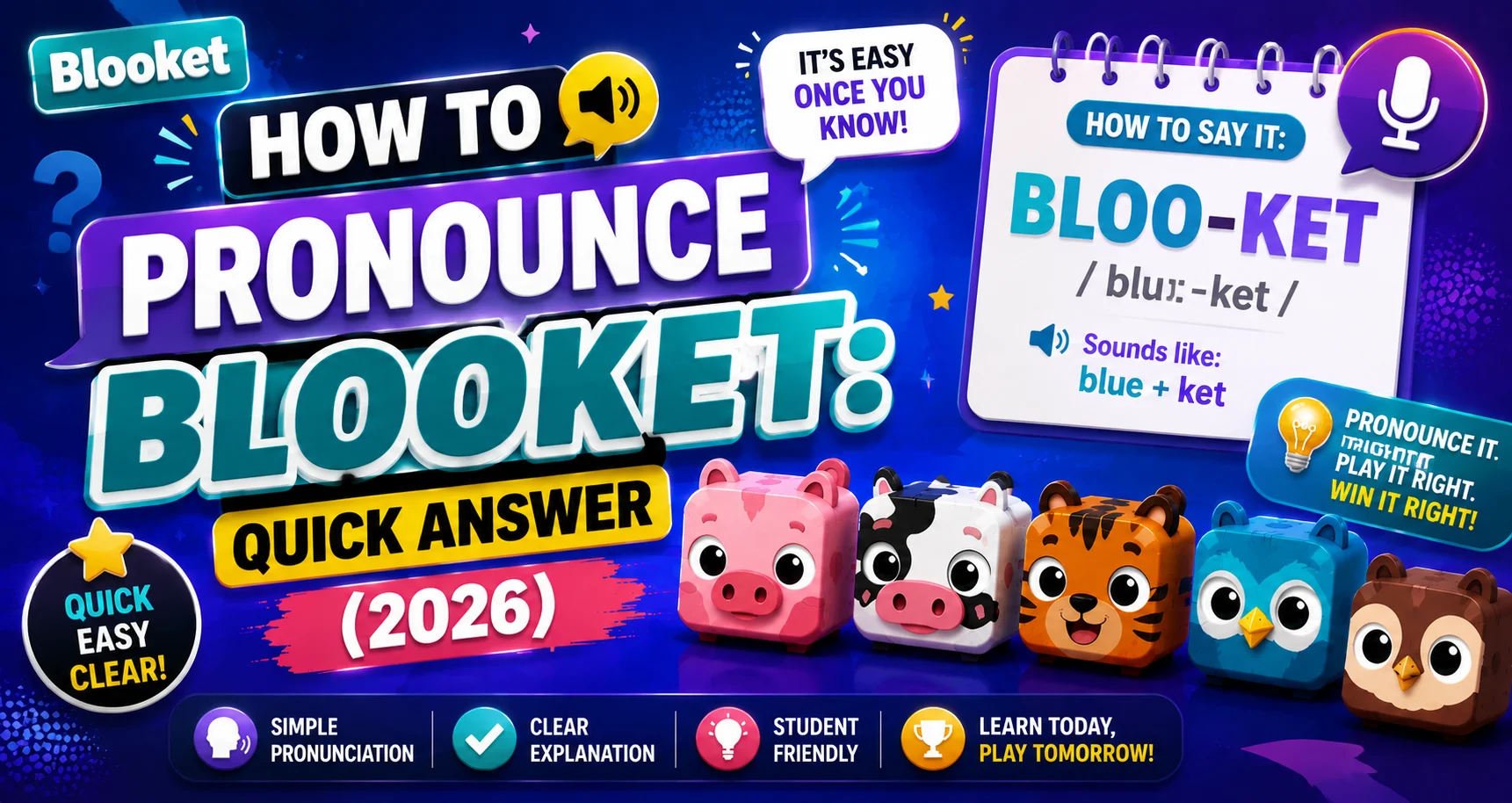 How to Pronounce Blooket