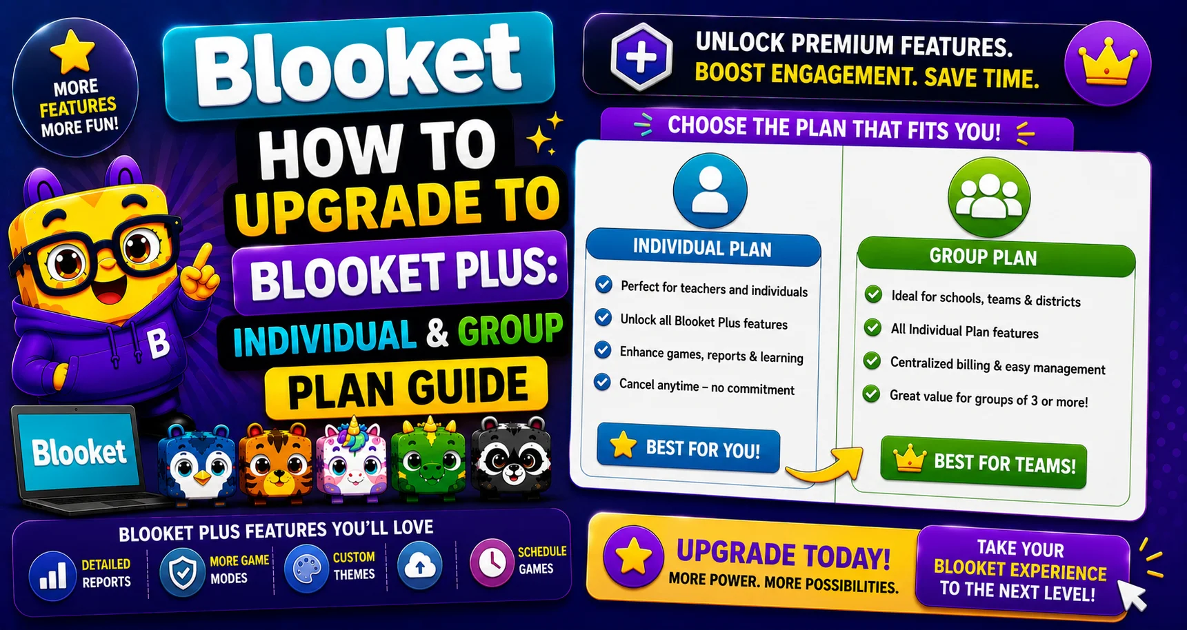 How to Upgrade to Blooket Plus