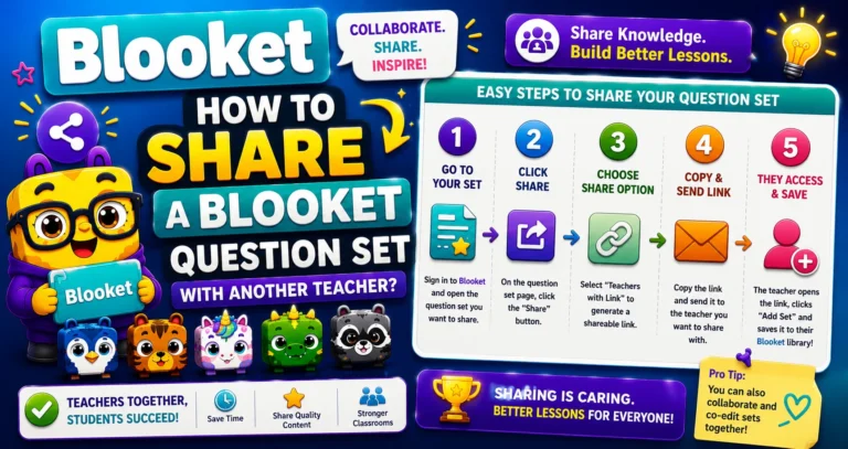 How to share Blooket Question Set