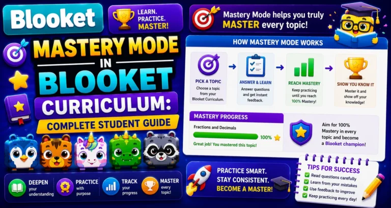Understanding Mastery Mode in Blooket Curriculum: Complete Student Guide