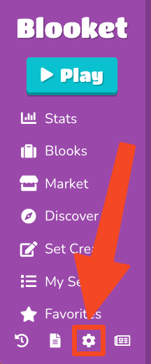Navigate to the settings tab
