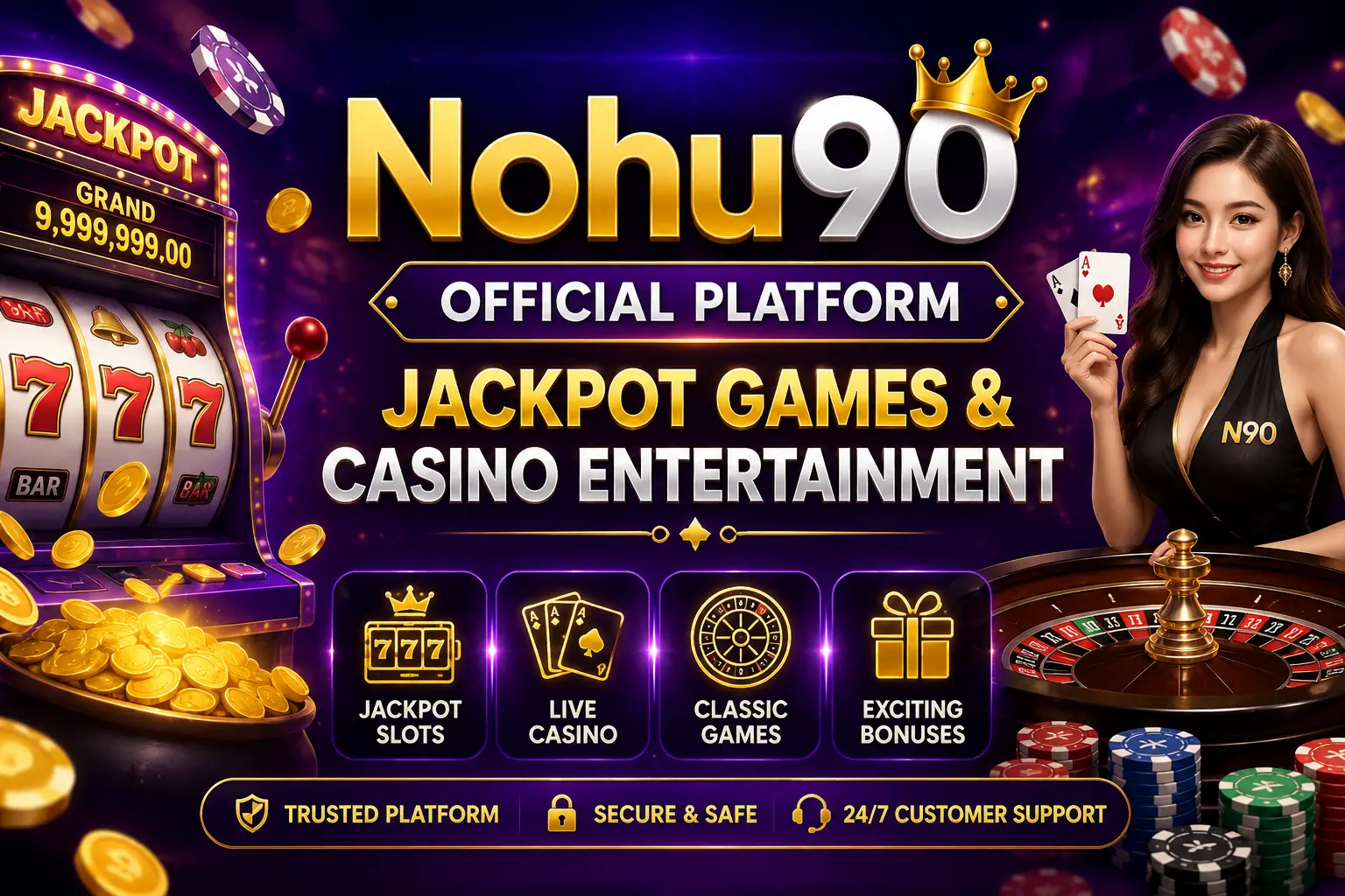 Nohu90 Official Platform – Jackpot Games & Casino