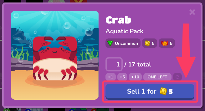 Sell individual Blooks