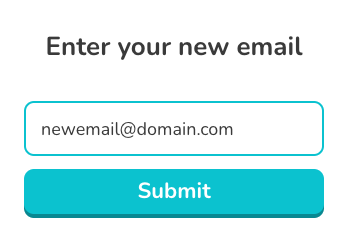 additional verification code for your new email