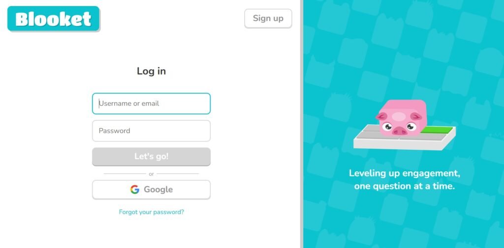 Blooket Google Login